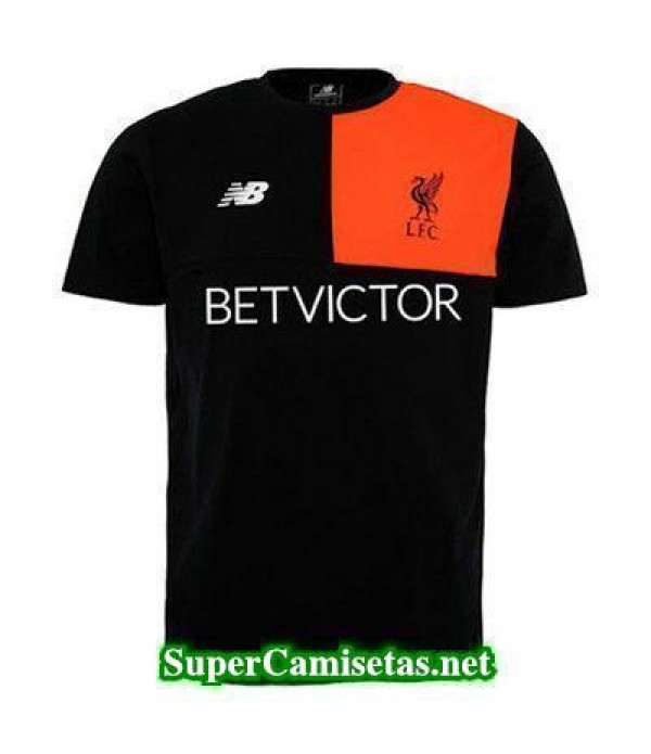 camiseta entrenamiento Liverpool negro 2016 2017