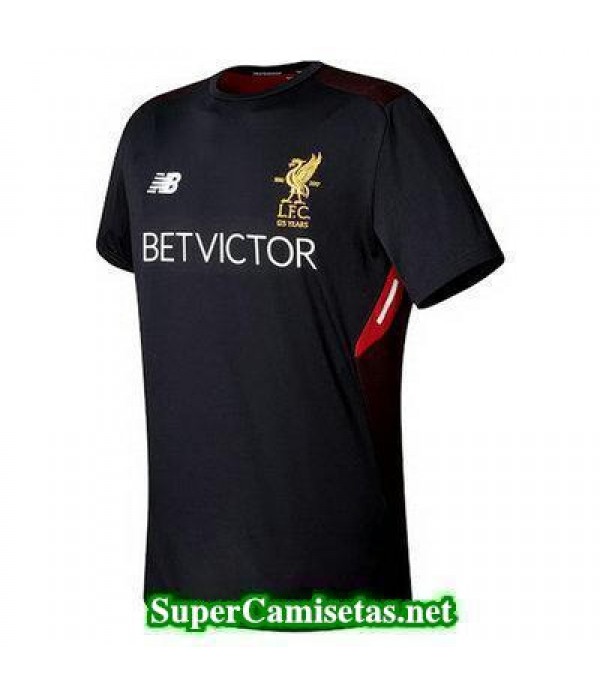 camiseta entrenamiento Liverpool negro 2017 2018