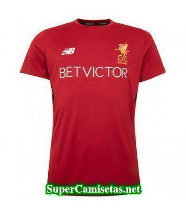 camiseta entrenamiento Liverpool rojo 2017 2018