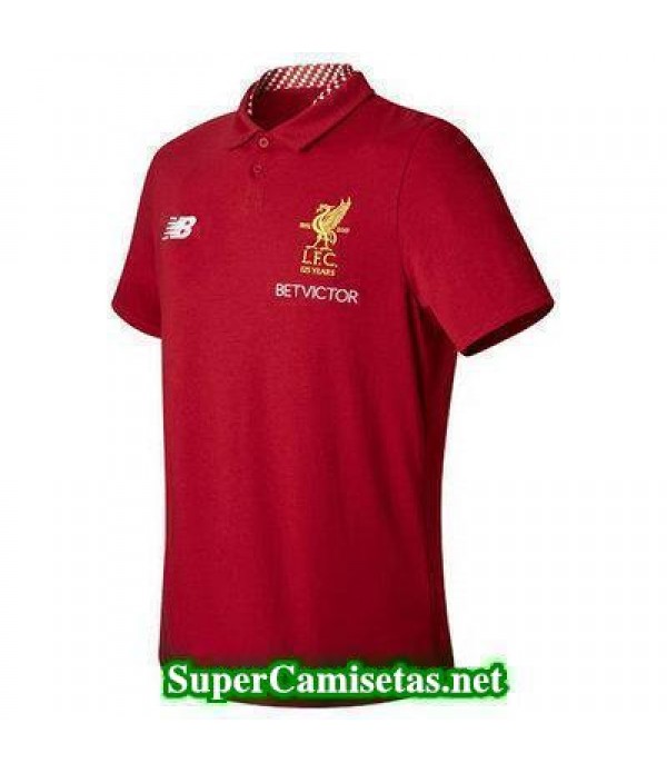 Camiseta polo Liverpool rojo-01 2017 2018
