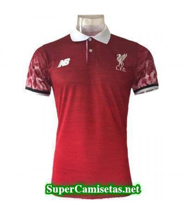 Camiseta polo Liverpool rojo 2017 2018
