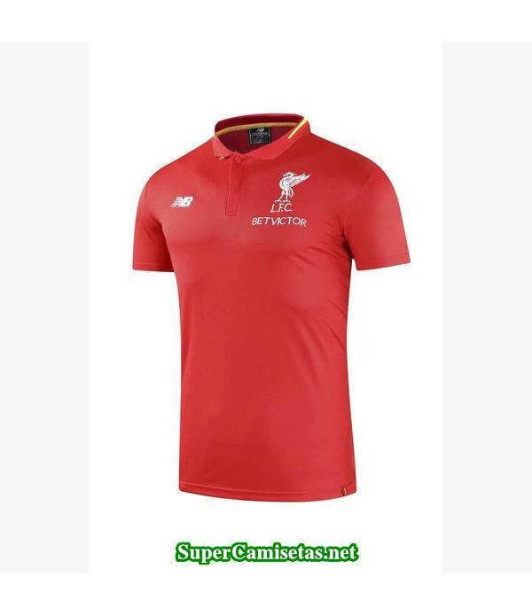Camiseta polo Liverpool Rojo 2018 2019