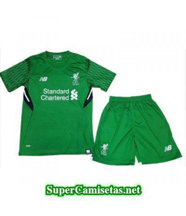 Portero Equipacion Camiseta Liverpool Ninos 2017/18