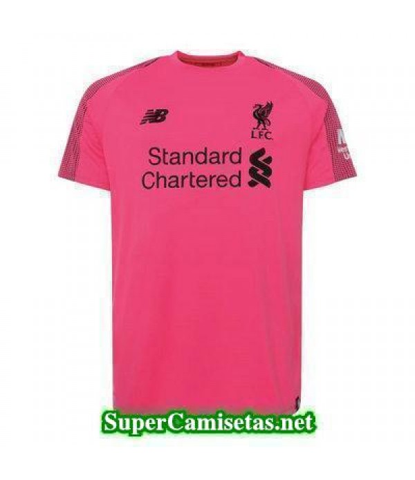 Portero Equipacion Camiseta Liverpool Rosa 2018/19