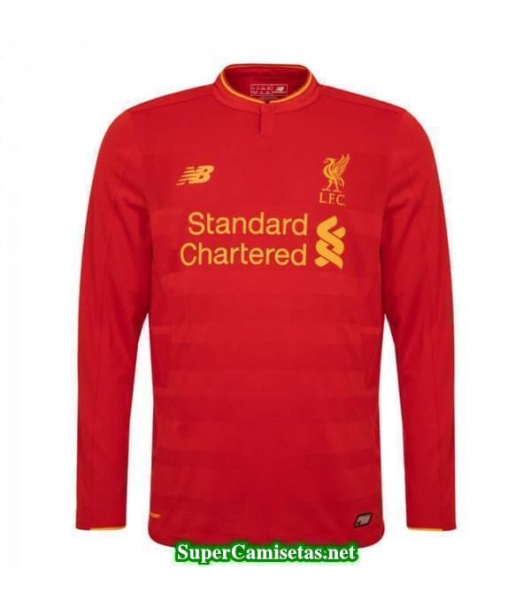 Primera Equipacion Camiseta Liverpool Manga Larga 2016/17