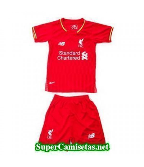 Primera Equipacion Camiseta Liverpool Ninos 2015/16