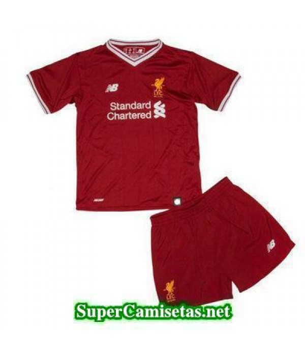 Primera Equipacion Camiseta Liverpool Ninos 2017/18