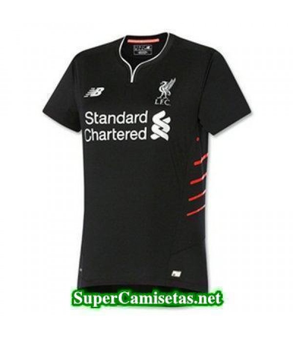 Segunda Equipacion Camiseta Liverpool Mujer 2016/17