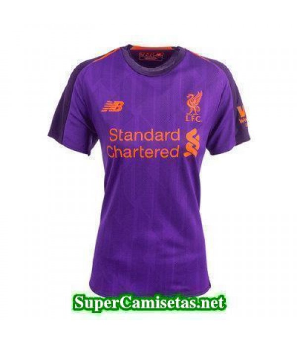 Segunda Equipacion Camiseta Liverpool Mujer 2018/19