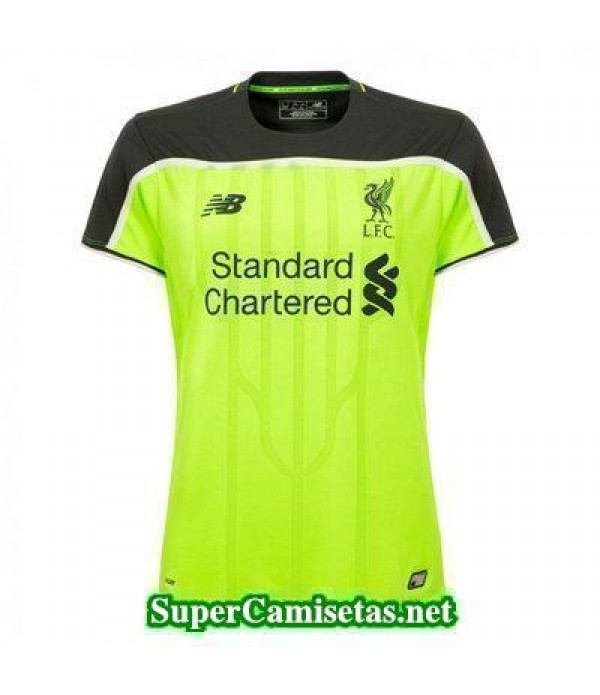 Tercera Equipacion Camiseta Liverpool Mujer 2016/17