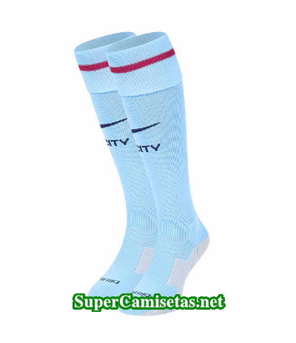 Calcetines Manchester City baratas Azul claro 2017 2018