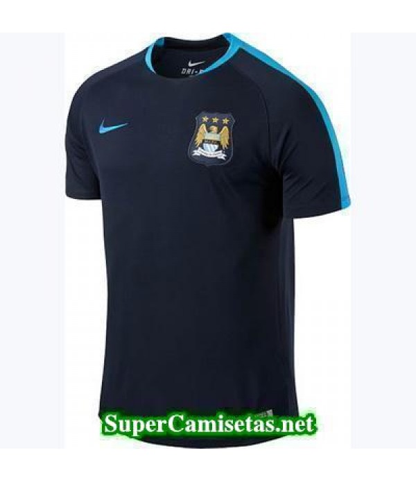 camiseta entrenamiento Manchester City azul oscuro 2015 2016