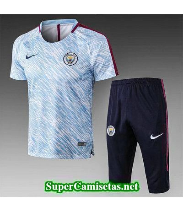 camiseta entrenamiento Manchester City Blanco-01 2017 2018