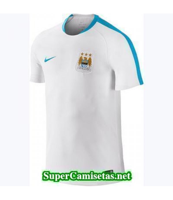 camiseta entrenamiento Manchester City Blanco 2015 2016