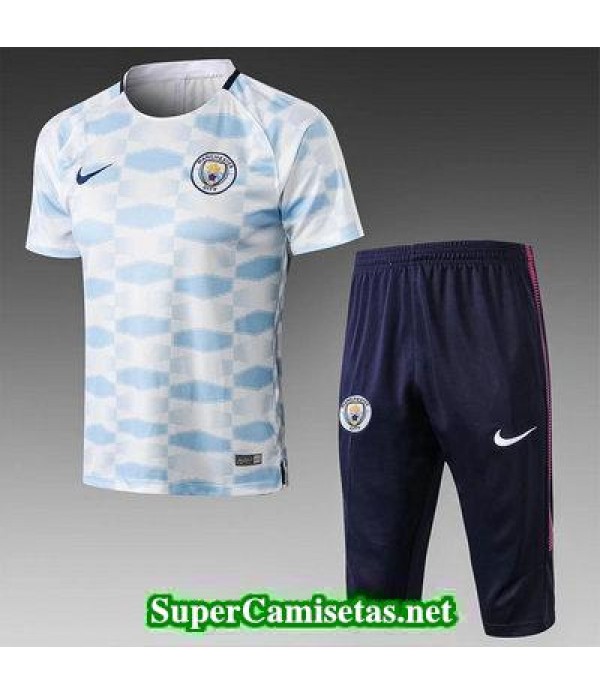 camiseta entrenamiento Manchester City Blanco 2017 2018