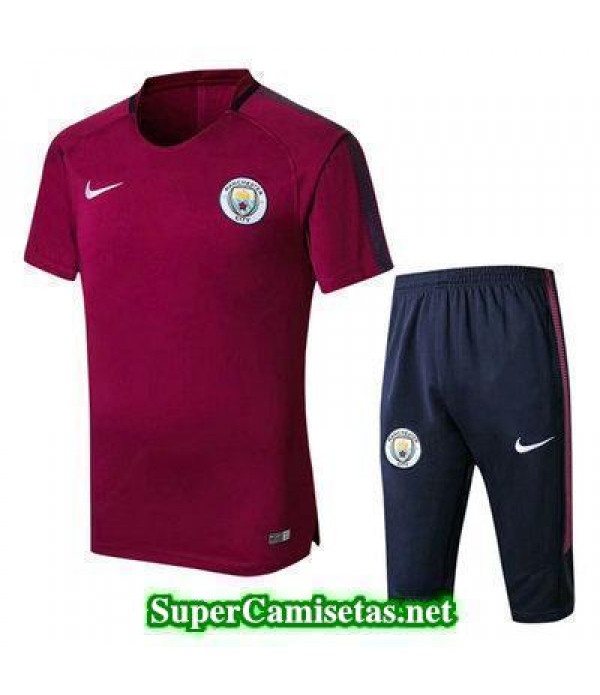 camiseta entrenamiento Manchester City Purpura 2017 2018