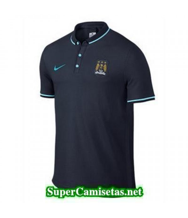 Camiseta polo Manchester City Azul oscuro 2016