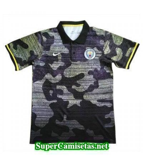 Camiseta polo Manchester City gris 2017 2018
