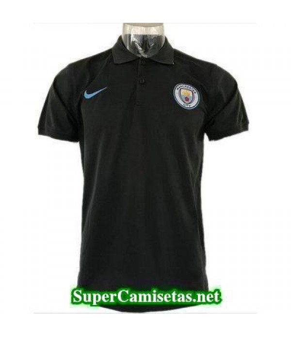 Camiseta polo Manchester City UCL Negro 2017 2018
