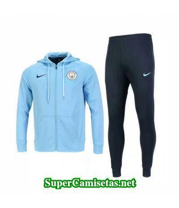 Chaquetas Manchester City Azul-01 2018 2019 baratas