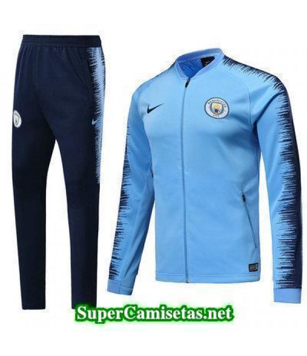 Chaquetas Manchester City Azul 2018 2019 baratas