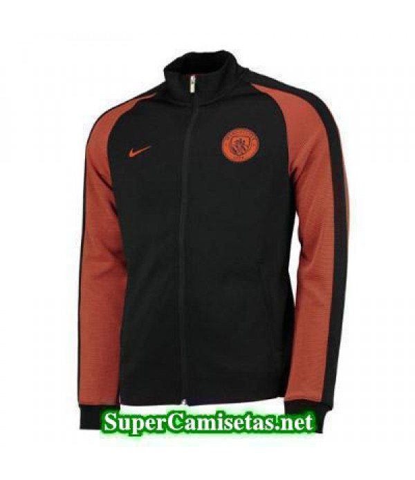 Chaquetas Manchester City negro y amarillo 2016 2017 baratas