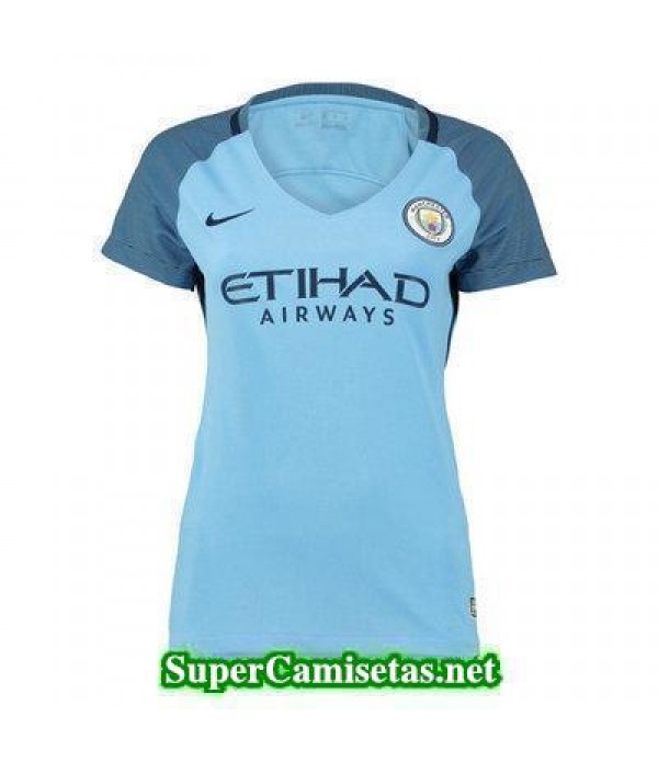 Primera Equipacion Camiseta Manchester City Mujer 2016/17