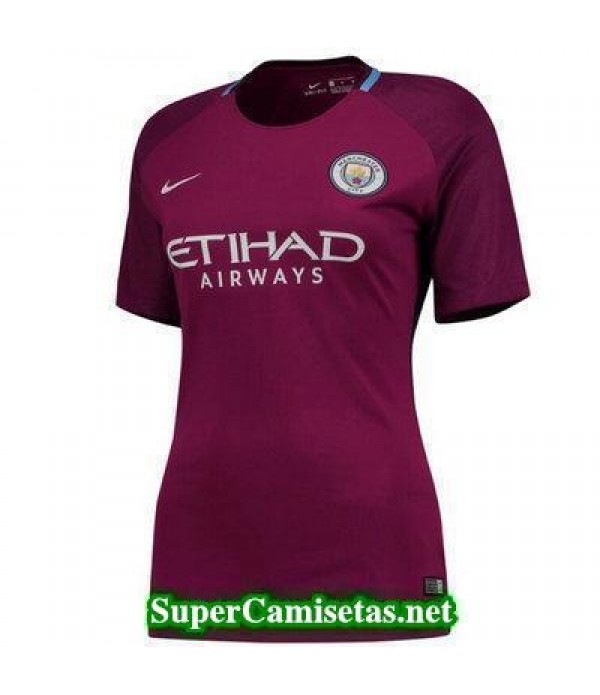 Segunda Equipacion Camiseta Manchester City Mujer 2017/18