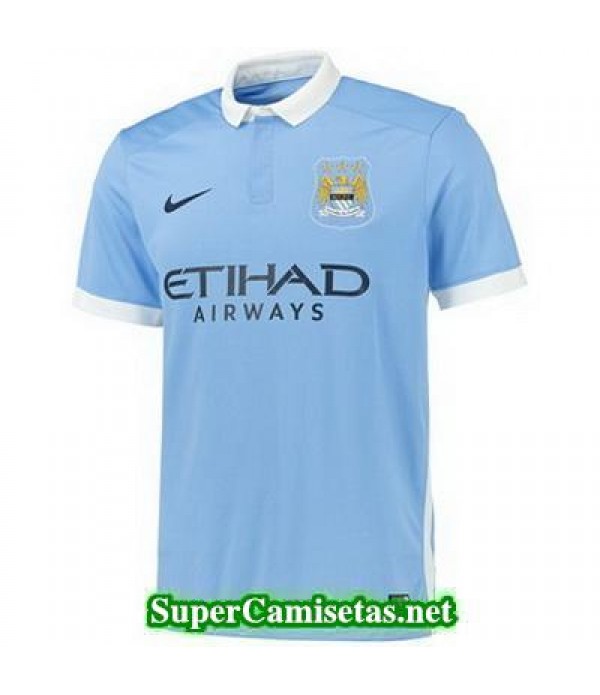 Tailandia Primera Equipacion Camiseta Manchester City 2015/16