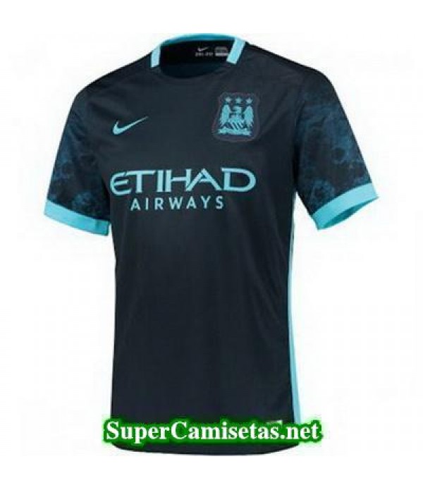 Tailandia Segunda Equipacion Camiseta Manchester City 2015/16