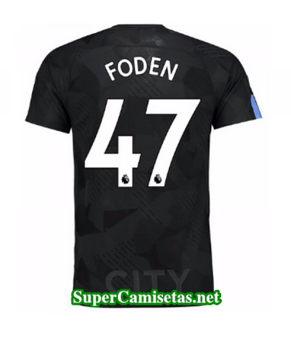 Tercera Equipacion Camiseta Manchester City Foden 2017 2018