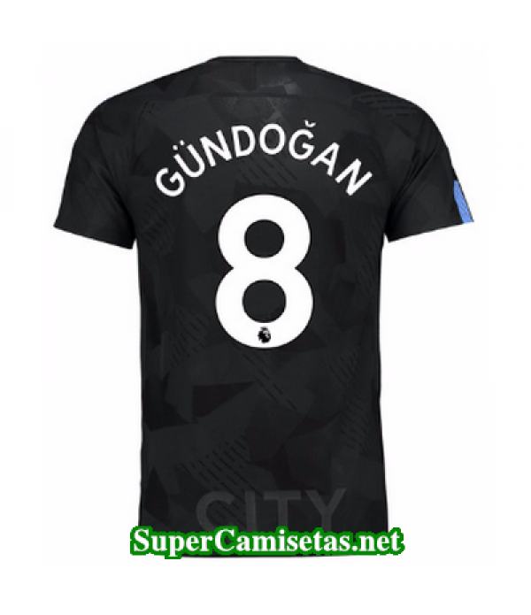 Tercera Equipacion Camiseta Manchester City Gundogan 2017 2018