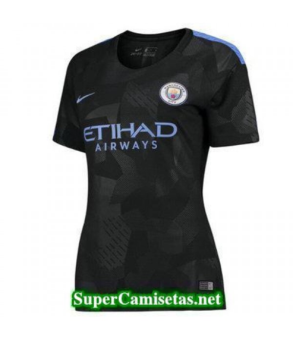 Tercera Equipacion Camiseta Manchester City Mujer 2017/18