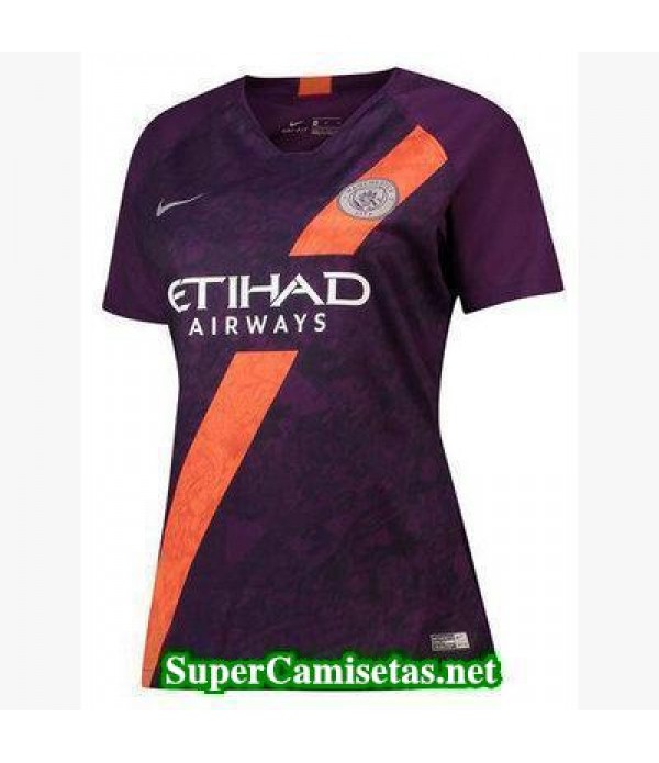 Tercera Equipacion Camiseta Manchester City Mujer 2018/19