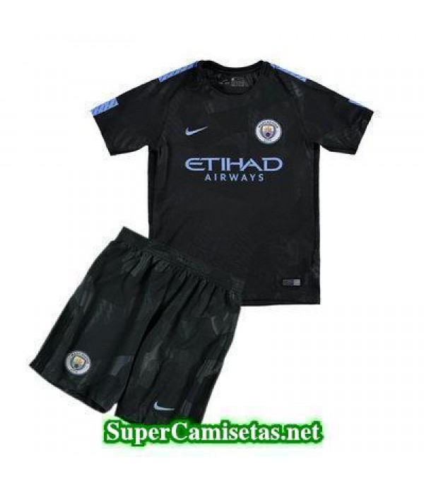 Tercera Equipacion Camiseta Manchester City Ninos 2017/18