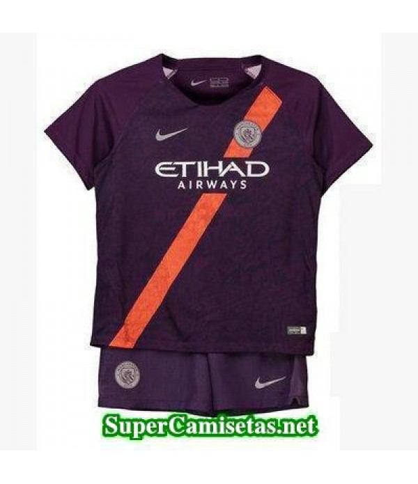 Tercera Equipacion Camiseta Manchester City Ninos 2018/19