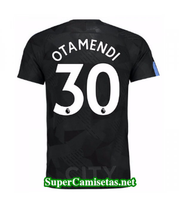 Tercera Equipacion Camiseta Manchester City Otamendi 2017 2018