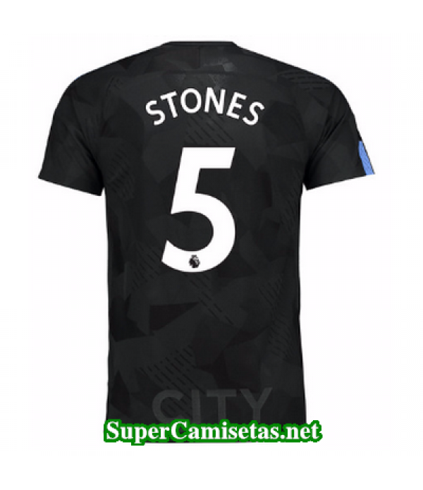 Tercera Equipacion Camiseta Manchester City Stones 2017 2018