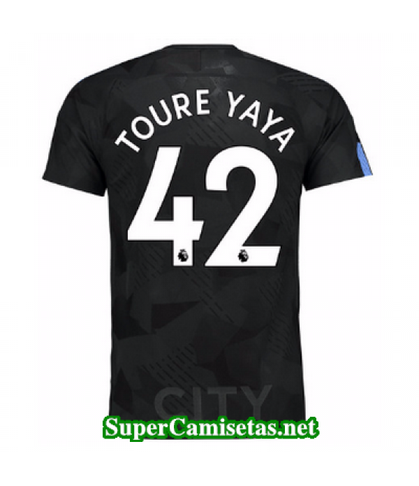 Tercera Equipacion Camiseta Manchester City Toure Yaya 2017 2018