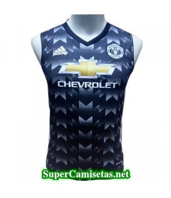 camiseta chaleco Manchester United negro-02 2017 2018