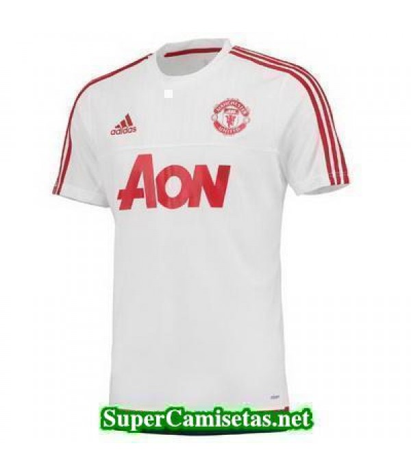 camiseta entrenamiento Man United blanco 2015 2016