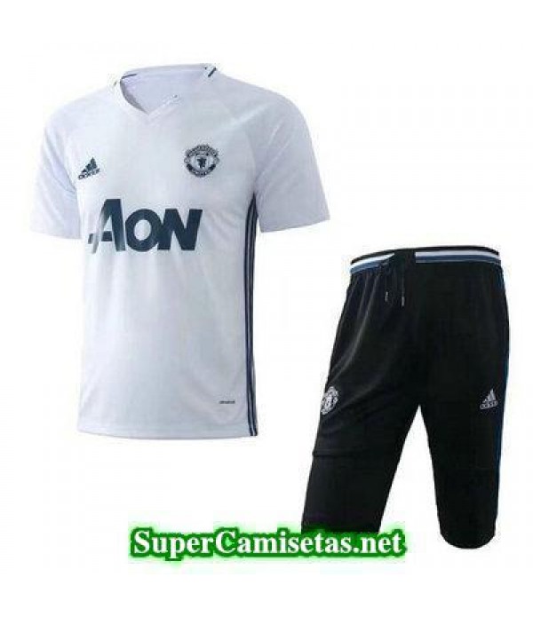 camiseta entrenamiento Manchester United blanco 2017 2018