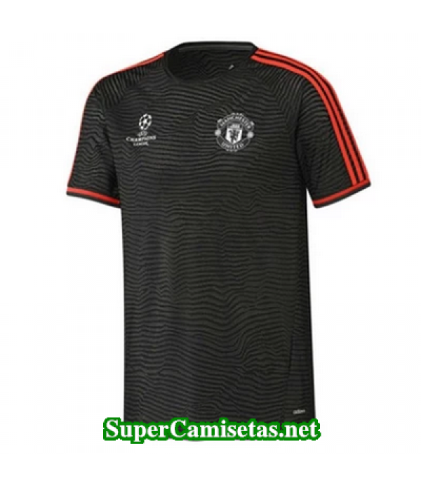 camiseta entrenamiento Manchester United Negro 2016