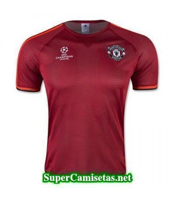 camiseta entrenamiento Manchester United Rojo 2016