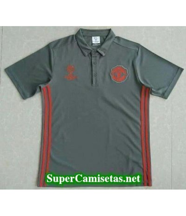 Camiseta polo Manchester United Champions Gris 2016