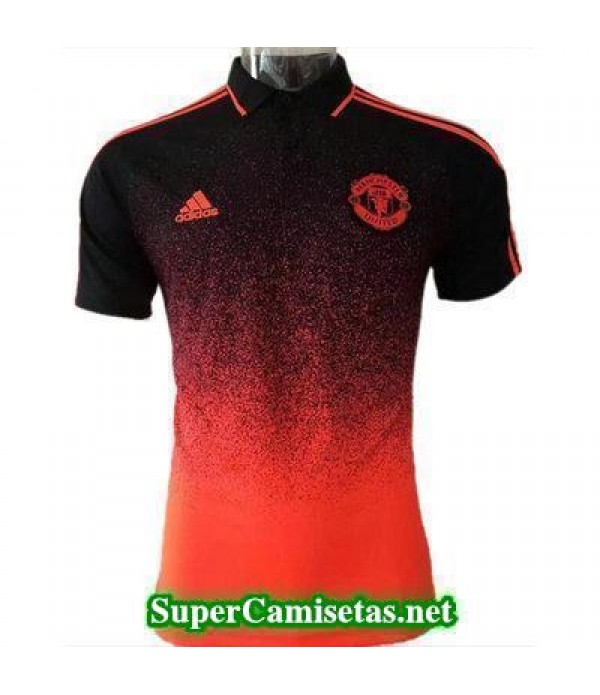 Camiseta polo Manchester United naranja 2017 2018