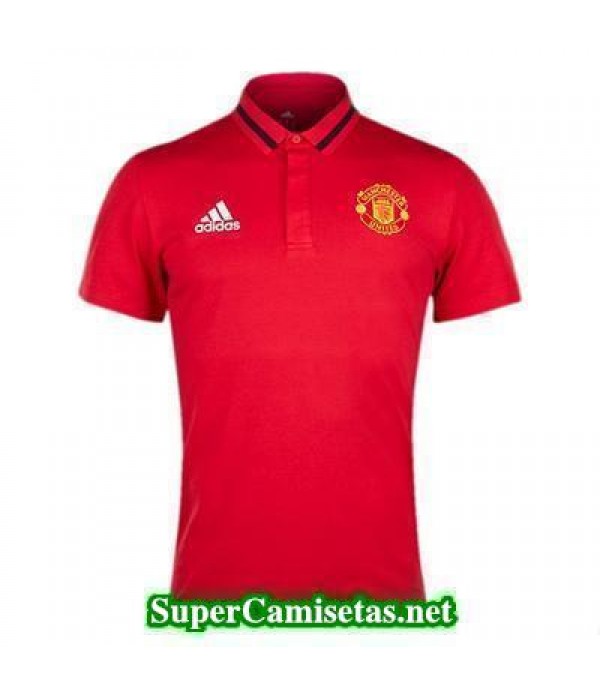 Camiseta polo Manchester United Rojo 2016 2017