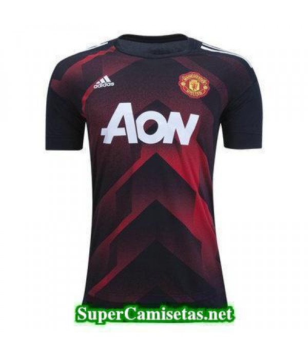 camiseta pre-partido Manchester United rojo 2017 2018