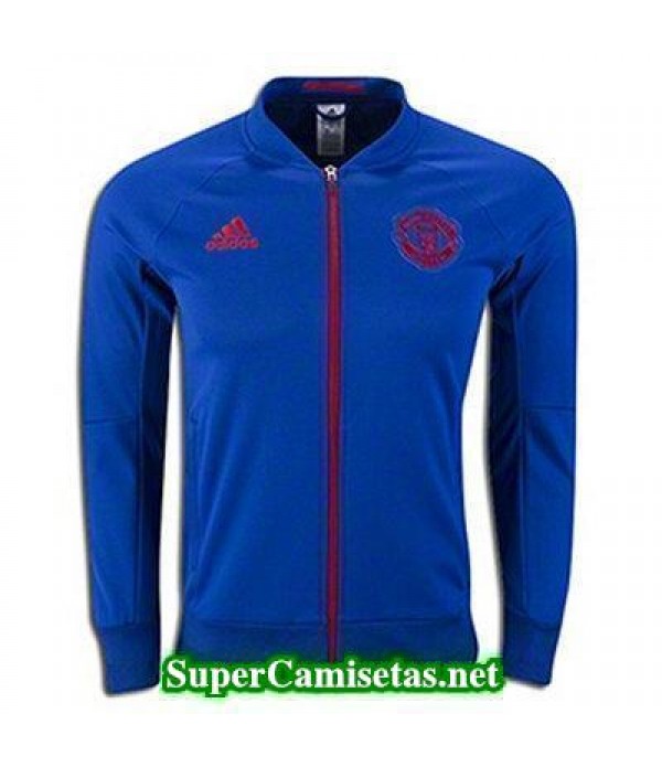 Chaquetas Manchester United azul 2016 2017 baratas