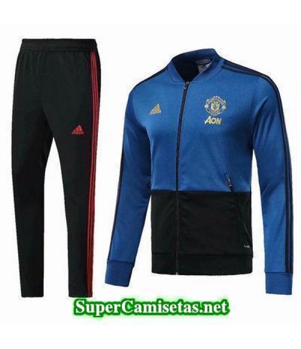 Chaquetas Manchester United Azul 2018 2019 baratas